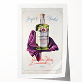 Vintage Roger & Gallet Jean Marie Farina Eau de Cologne Poster – Retro Perfume Ad