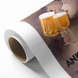 Ankara Birası Vintage Poster: Retro Beer Advertisement Print