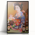 Vintage Asahi Beer Poster – Retro Japanese Advertising Wall Art