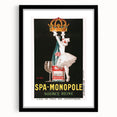Vintage Advertising Poster - Spa Monopole Retro Wall Art Print