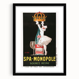 Vintage Advertising Poster - Spa Monopole Retro Wall Art Print