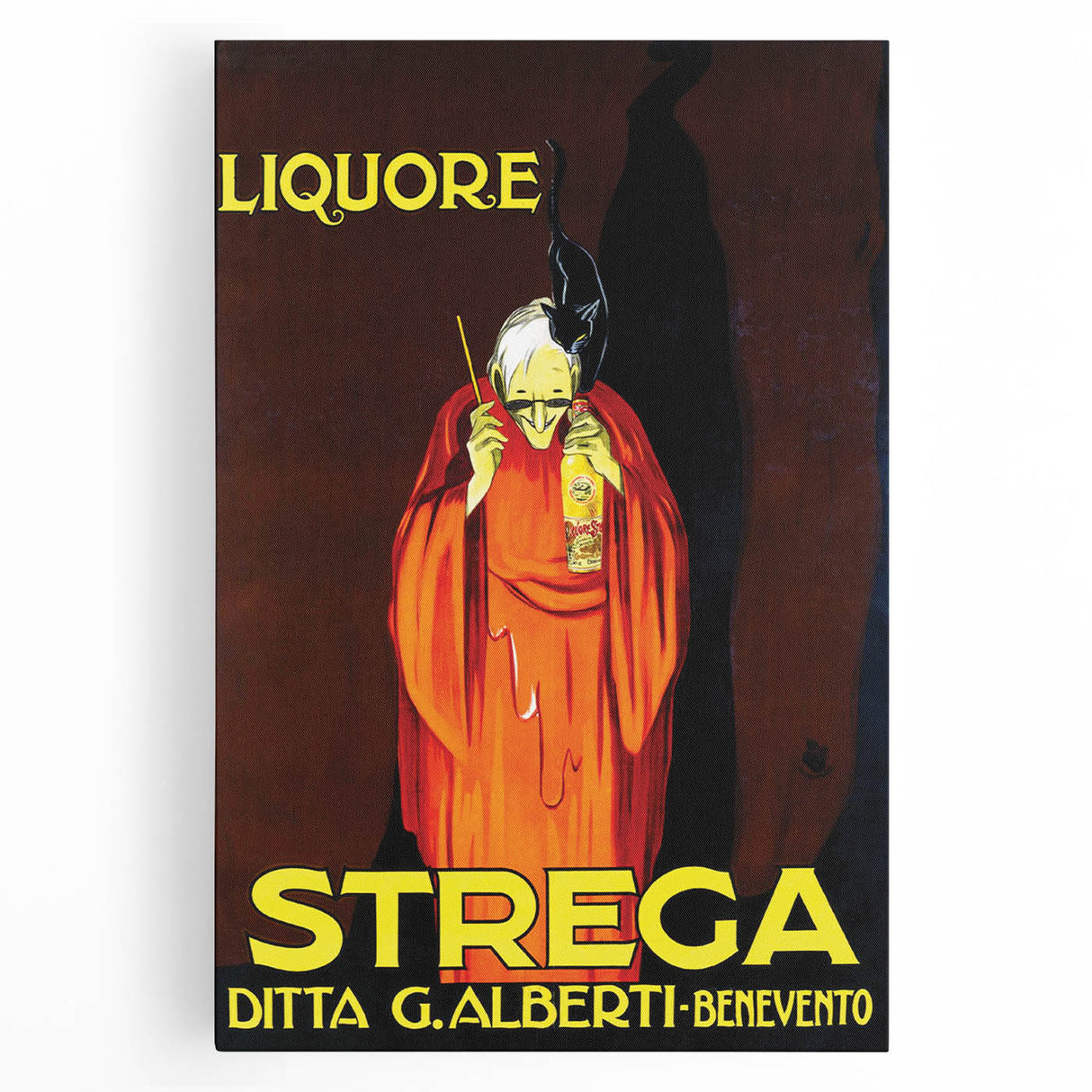 Vintage Advertising Poster - Liquore Strega Retro Wall Art