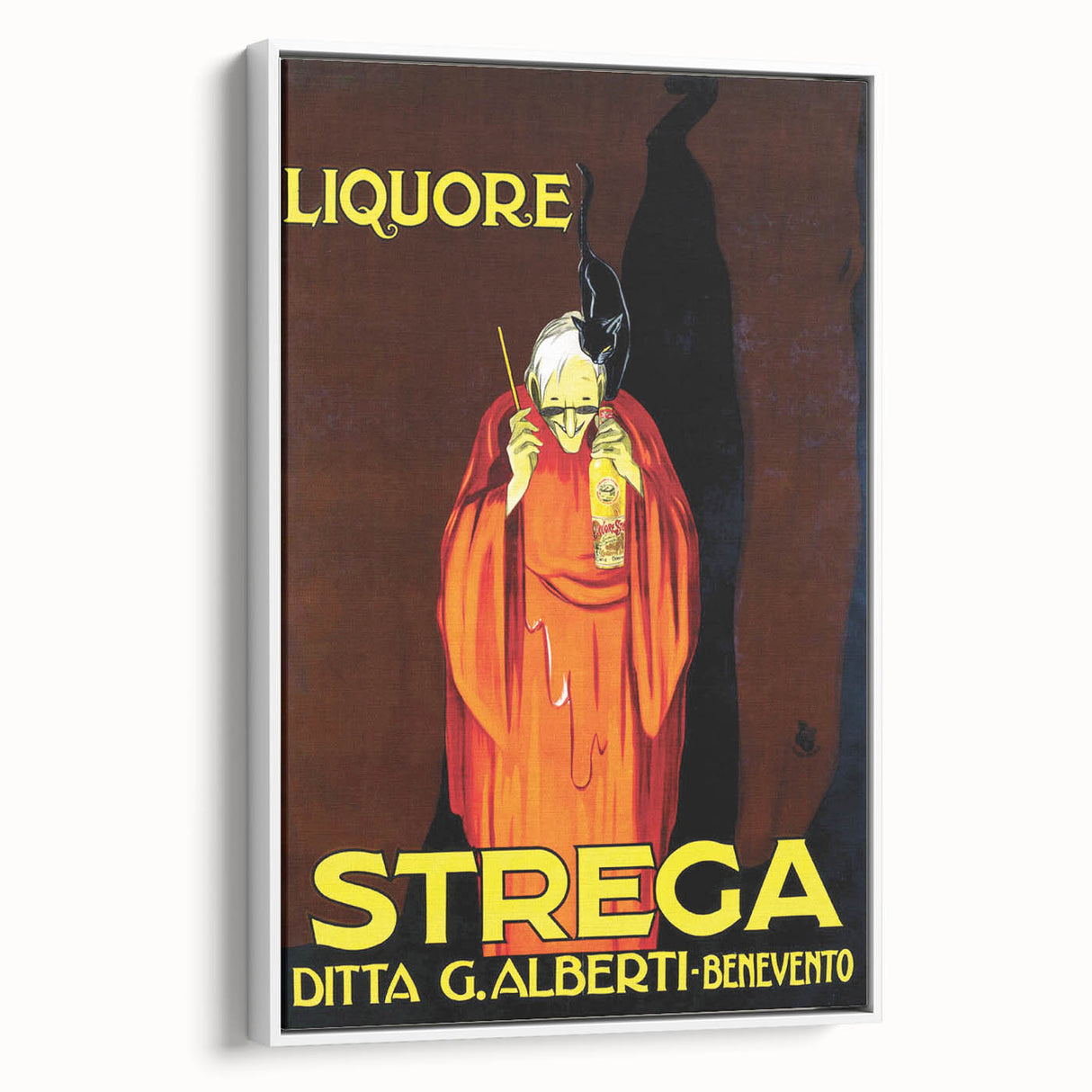 Vintage Advertising Poster - Liquore Strega Retro Wall Art