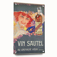Vintage Advertising Poster - Vin Sautel Apéritif Retro Art