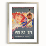 Vintage Advertising Poster - Vin Sautel Apéritif Retro Art