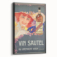 Vintage Advertising Poster - Vin Sautel Apéritif Retro Art