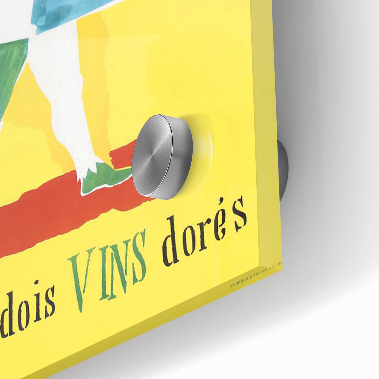 Vintage Advertising Poster - Vins Vaudois Retro Wine Art