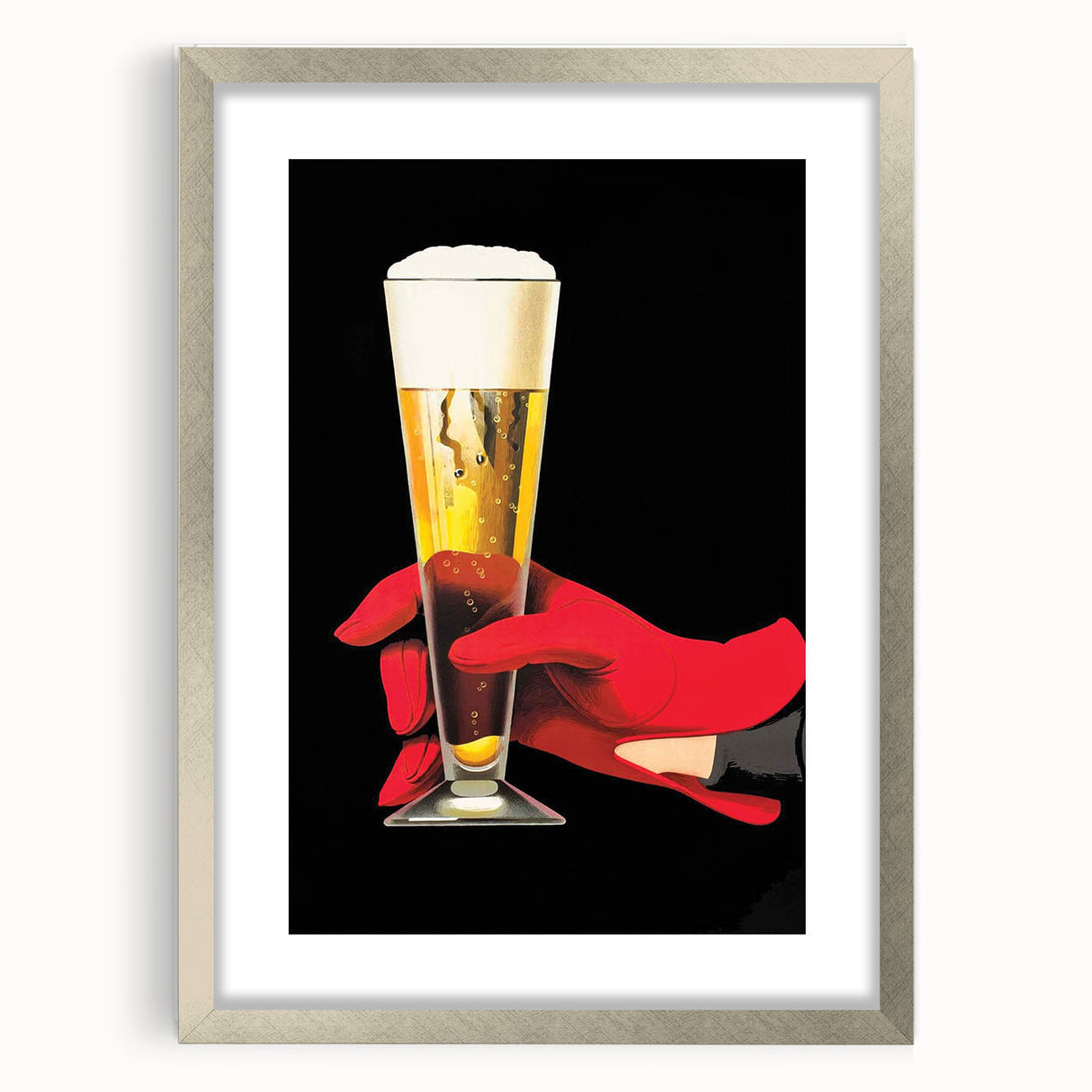 Vintage Advertising Poster - Elegant Beer Retro Wall Art