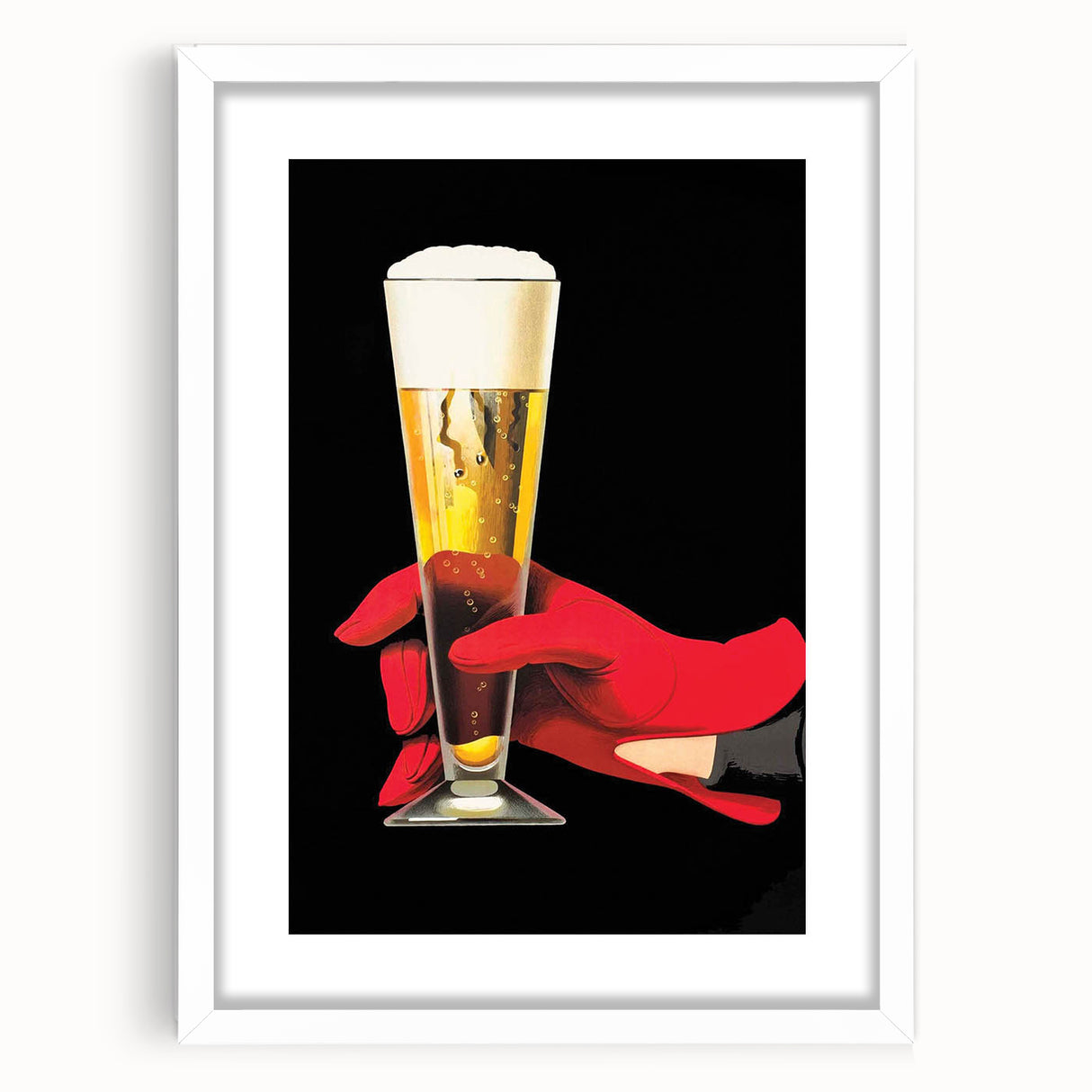 Vintage Advertising Poster - Elegant Beer Retro Wall Art