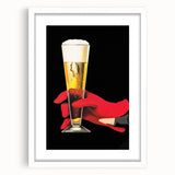 Vintage Advertising Poster - Elegant Beer Retro Wall Art