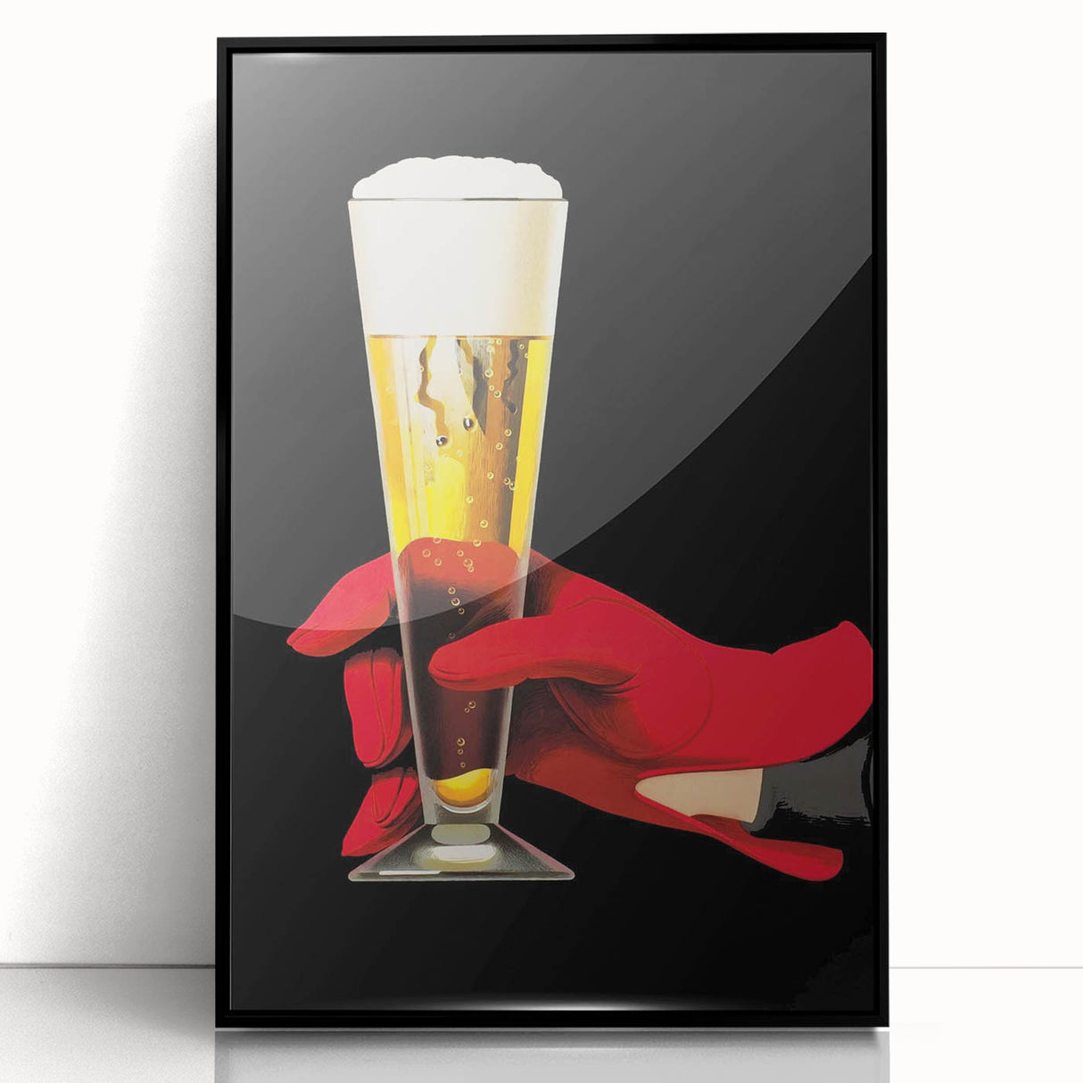 Vintage Advertising Poster - Elegant Beer Retro Wall Art