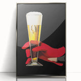 Vintage Advertising Poster - Elegant Beer Retro Wall Art