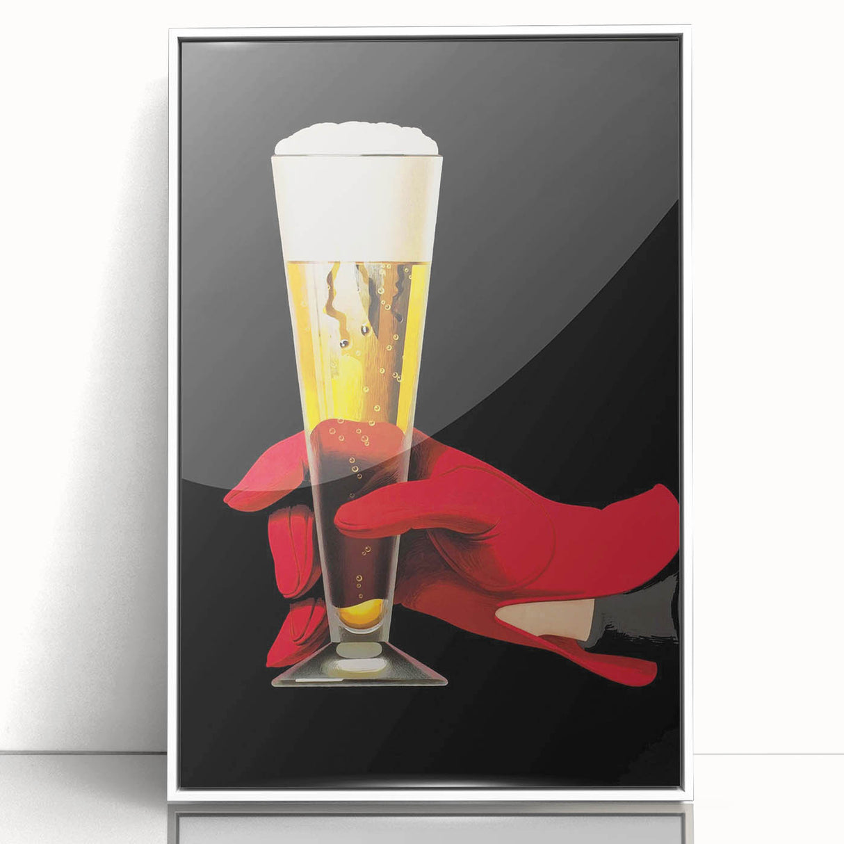 Vintage Advertising Poster - Elegant Beer Retro Wall Art