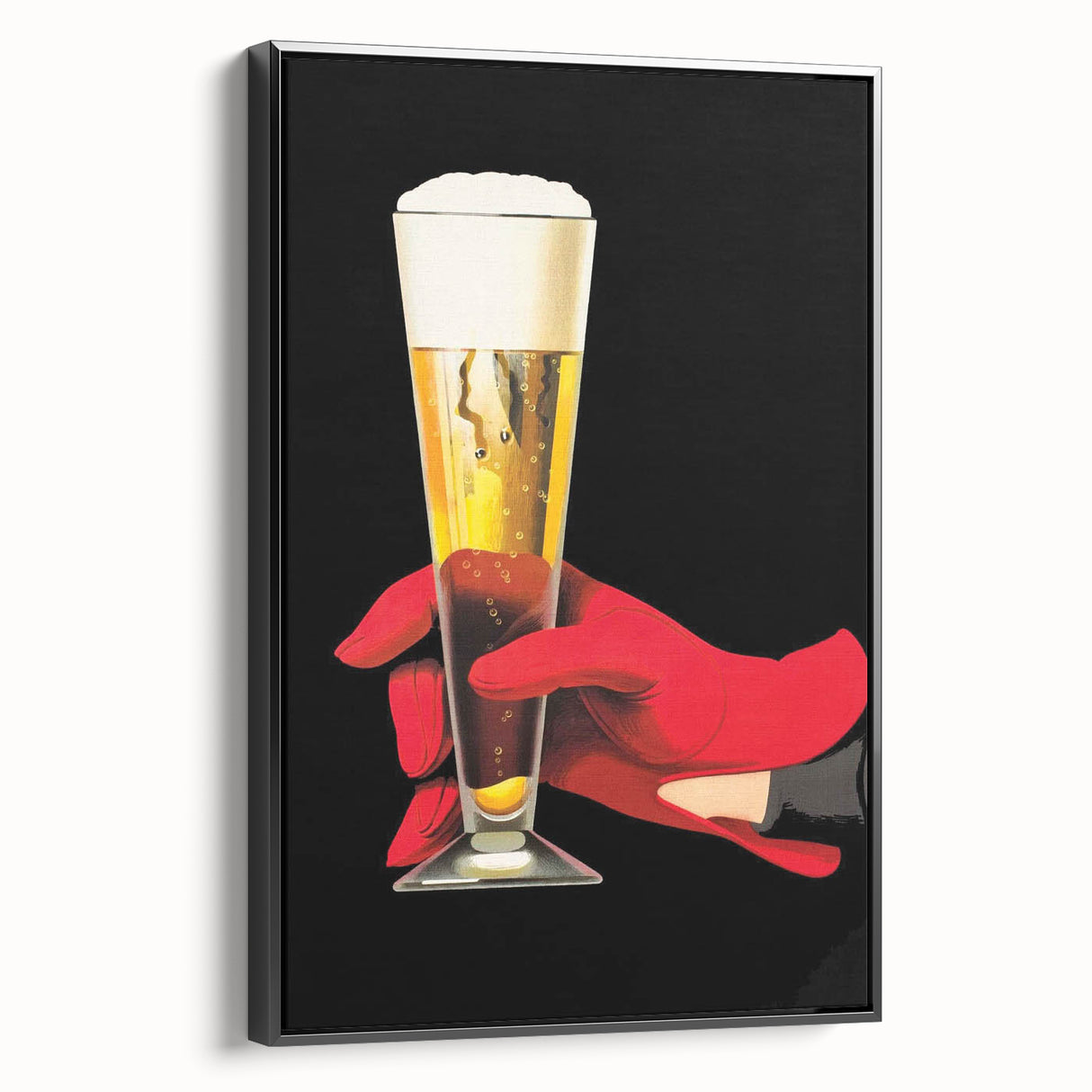 Vintage Advertising Poster - Elegant Beer Retro Wall Art