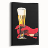 Vintage Advertising Poster - Elegant Beer Retro Wall Art