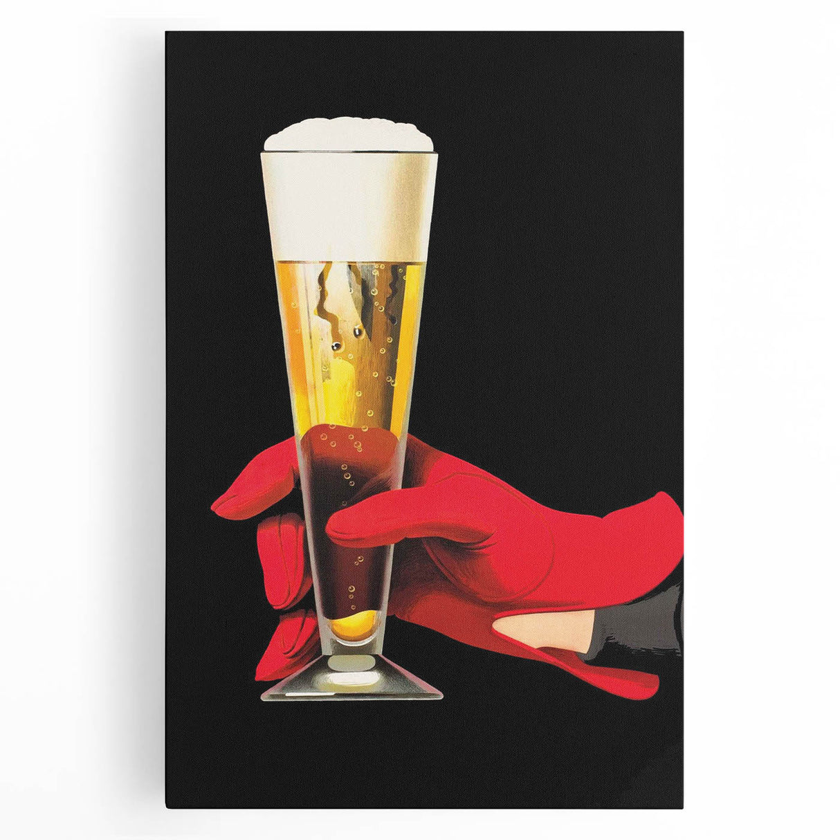 Vintage Advertising Poster - Elegant Beer Retro Wall Art