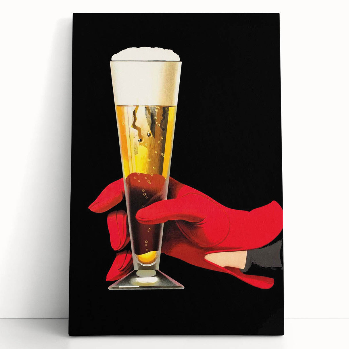 Vintage Advertising Poster - Elegant Beer Retro Wall Art