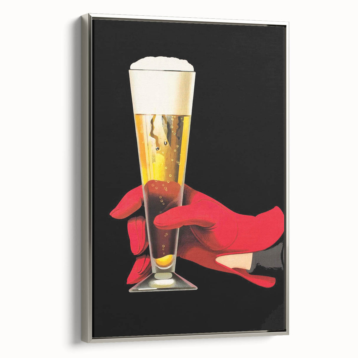 Vintage Advertising Poster - Elegant Beer Retro Wall Art