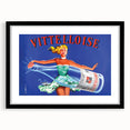Vintage Advertising Poster - Vittelloise Water Retro Wall Art
