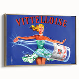 Vintage Advertising Poster - Vittelloise Water Retro Wall Art