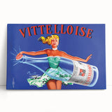 Vintage Advertising Poster - Vittelloise Water Retro Wall Art