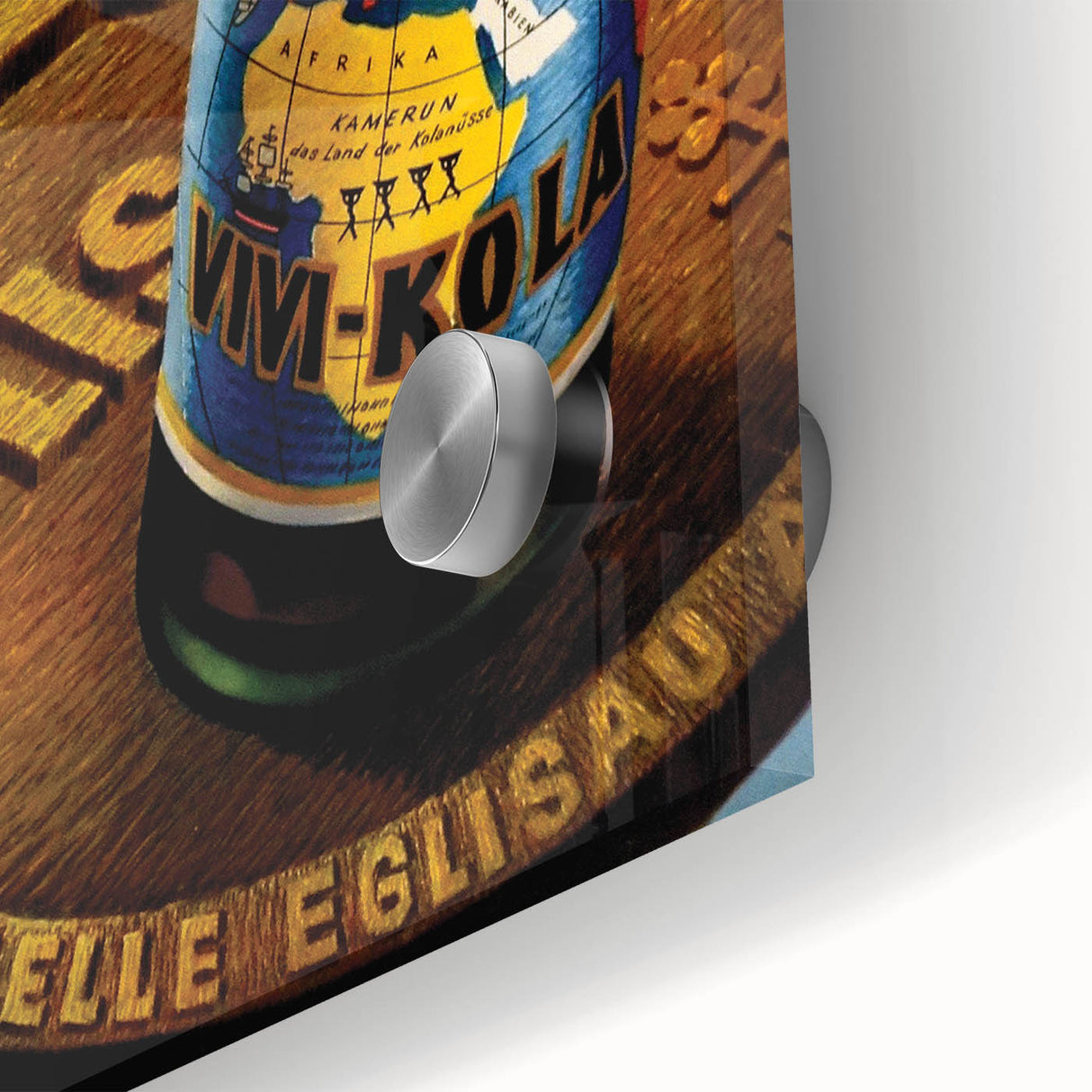 Vintage Advertising Poster - Vivi-Kola Retro Beverage Art