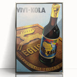Vintage Advertising Poster - Vivi-Kola Retro Beverage Art