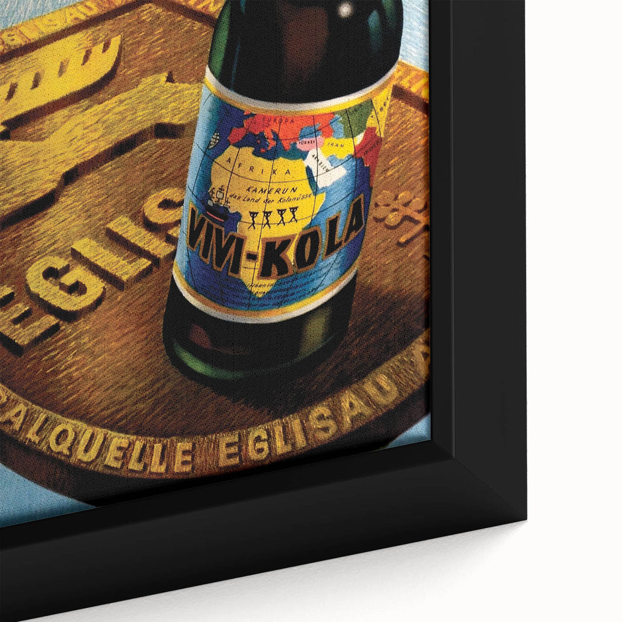 Vintage Advertising Poster - Vivi-Kola Retro Beverage Art