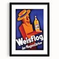 Vintage Advertising Poster - Weisflog Apéritif Retro Wall Art