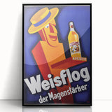 Vintage Advertising Poster - Weisflog Apéritif Retro Wall Art