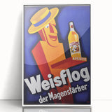 Vintage Advertising Poster - Weisflog Apéritif Retro Wall Art