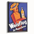 Vintage Advertising Poster - Weisflog Apéritif Retro Wall Art
