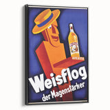 Vintage Advertising Poster - Weisflog Apéritif Retro Wall Art