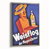 Vintage Advertising Poster - Weisflog Apéritif Retro Wall Art