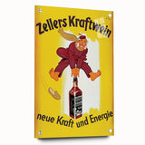 Vintage Advertising Poster - Zellers Kraftwein Retro Wall Art