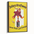 Vintage Advertising Poster - Zellers Kraftwein Retro Wall Art