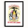 Vintage Bacardi Rum Poster - Retro Cuban Advertising Art