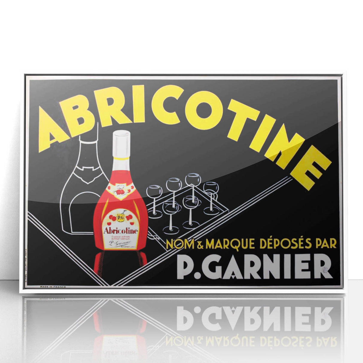 Abricotine Vintage Liquor Poster – Retro Advertising Wall Art
