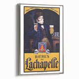 Vintage Advertising Poster: Bières de La Chapelle Retro Wall Art