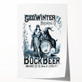Vintage Advertising Poster: Geo. Winter Bock Beer Retro Wall Art