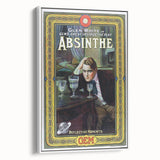 Absinthe Glen White Poster – Vintage Advertising Wall Art