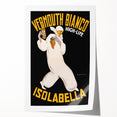 Vintage Vermouth Bianco Advertising Poster - Retro Italian Wall Art