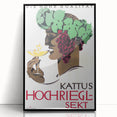 Vintage Kattus Hochriegl Sekt Advertising Poster - Retro Wall Art