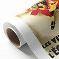 Vintage Advertising Poster: Les Vins de L'Échanson Retro Wall Art