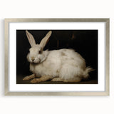 Vintage Animal Art: Majestic Rabbit – Retro Wildlife Illustration
