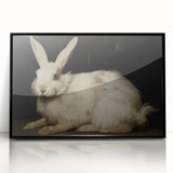 Vintage Animal Art: Majestic Rabbit – Retro Wildlife Illustration