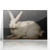 Vintage Animal Art: Majestic Rabbit – Retro Wildlife Illustration