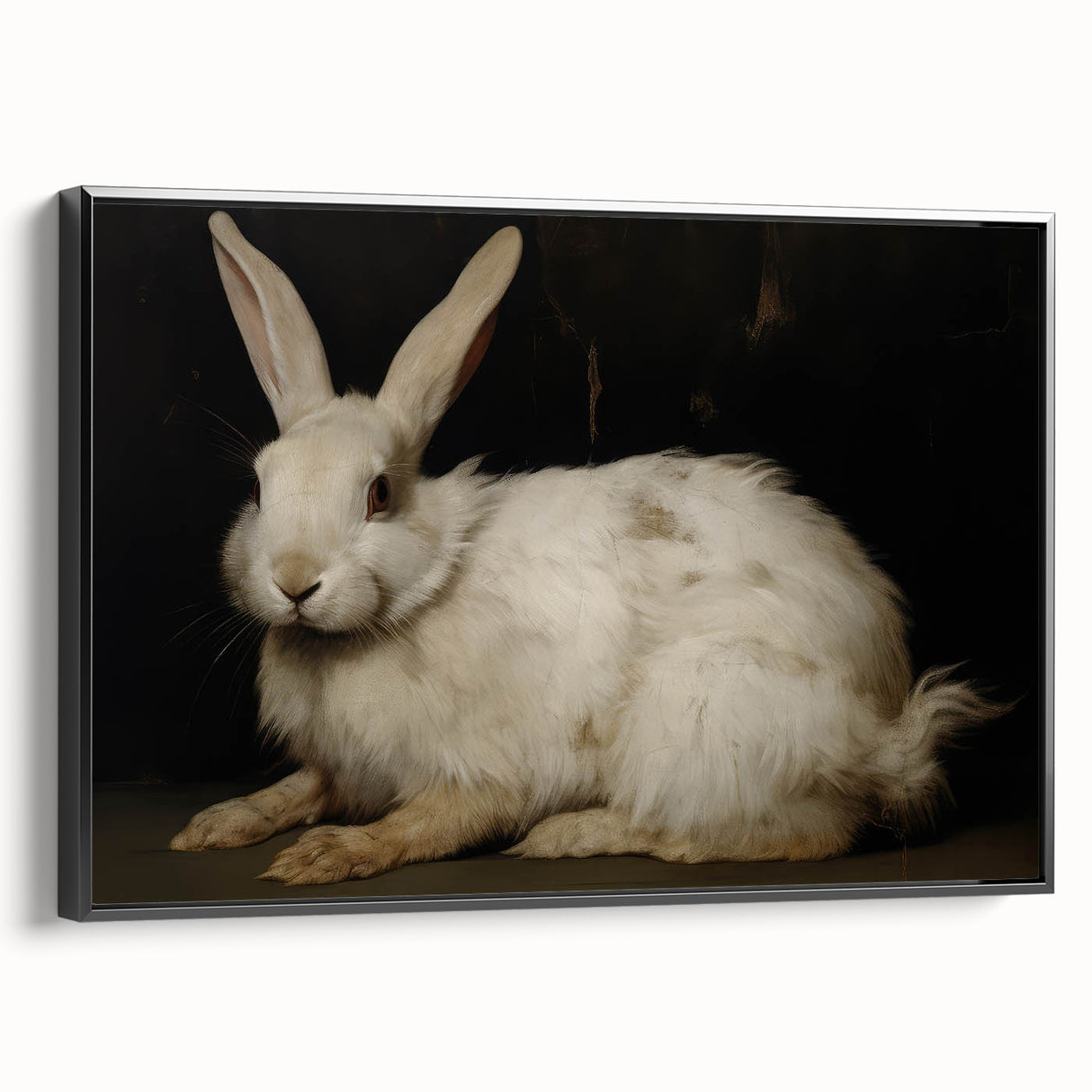 Vintage Animal Art: Majestic Rabbit – Retro Wildlife Illustration