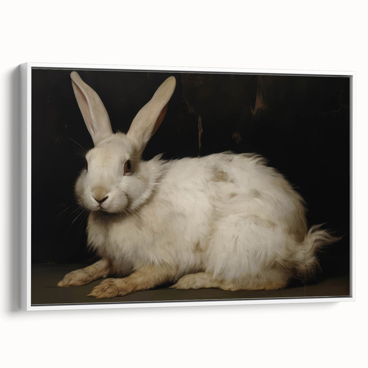 Vintage Animal Art: Majestic Rabbit – Retro Wildlife Illustration
