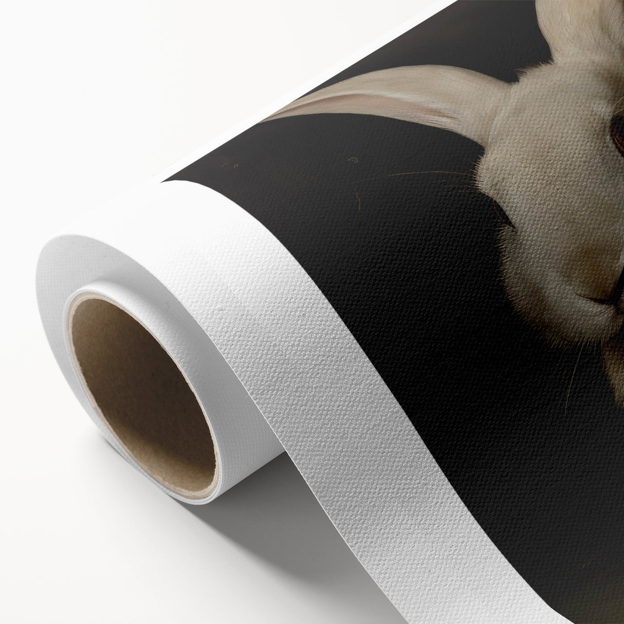 Vintage Animal Art: Majestic Rabbit – Retro Wildlife Illustration
